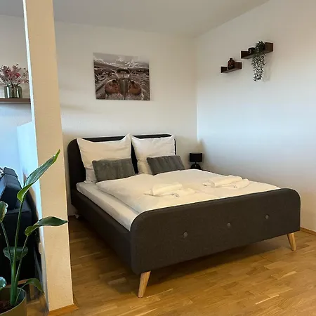 Apartment Feelgood 60, Modernes 1 Raum In Barleben, Bei Magdeburg, Inklusive Parkplatz Und Netflix, Nur 2 Km Bis Zur A2 Magdeburg